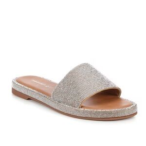 Madden Girl Sparkly Slides